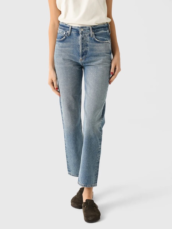 Citizens Of Humanity Denim - Citizens of Humanity Blaine 24 high rise straight jeans ankle jeans, color Perri